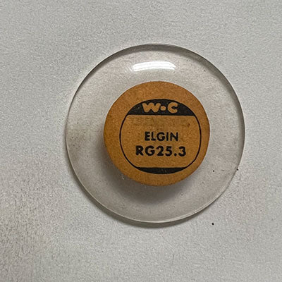 ROUND : GLASS : STANDARD DOME - 25.3mm