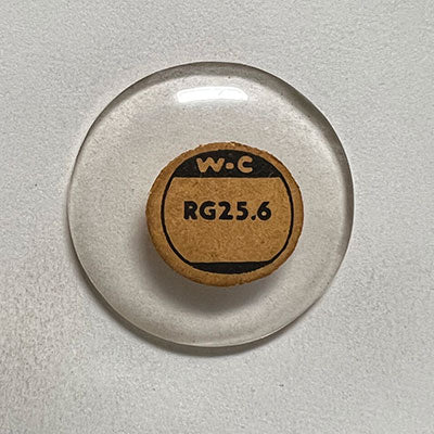 ROUND : GLASS : STANDARD DOME - 25.6mm