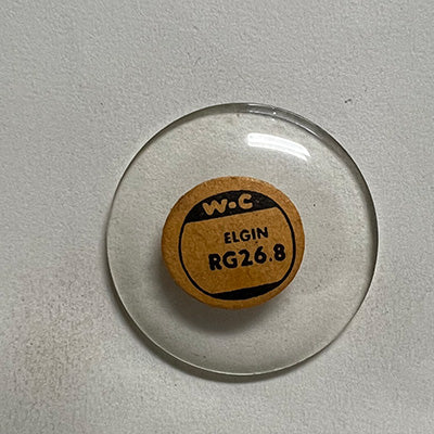 ROUND : GLASS : STANDARD DOME - 26.8mm