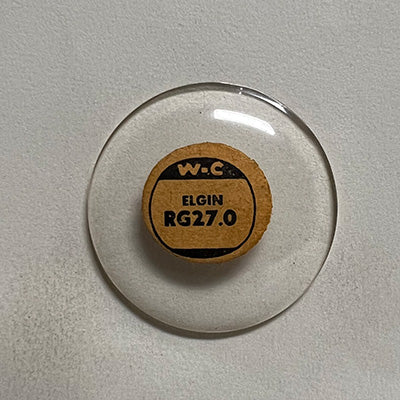 ROUND : GLASS : STANDARD DOME - 27.0mm