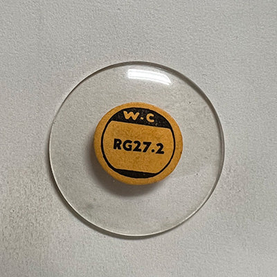 ROUND : GLASS : STANDARD DOME - 27.2mm
