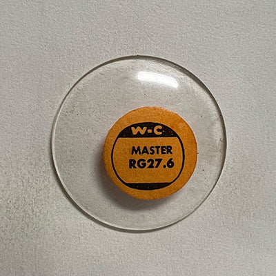 ROUND : GLASS : STANDARD DOME - 27.6mm
