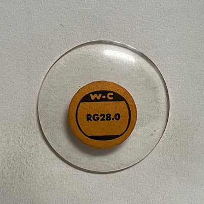 ROUND : GLASS : STANDARD DOME - 28.0mm