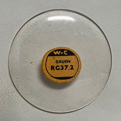 ROUND : GLASS : STANDARD DOME - 37.2mm