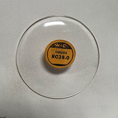 ROUND : GLASS : STANDARD DOME - 38.0mm