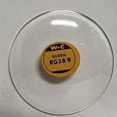 ROUND : GLASS : STANDARD DOME - 38.9mm