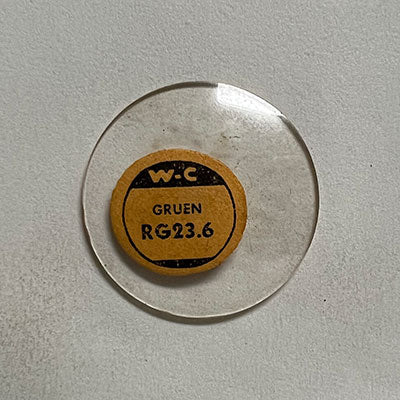ROUND : GLASS : STANDARD DOME - 23.6mm