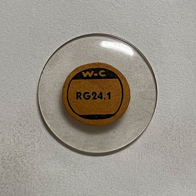 ROUND : GLASS : STANDARD DOME - 24.1mm