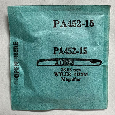 WYLER : 1122M - Round 28.52mm PA452-15