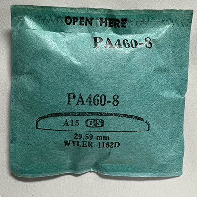WYLER : 1162D - Round 29.59mm PA460-8
