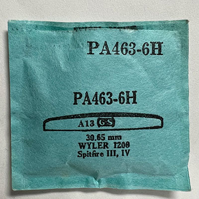 WYLER : 1200, SPITFIRE III & SPITFIRE IV - Round 30.65mm PA463-6H