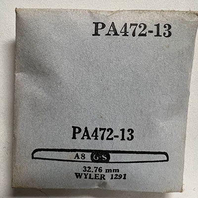 WYLER : 1291 - Round 32.76mm PA472-13