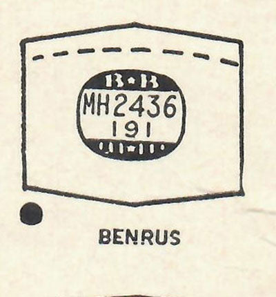 BENRUS : CHAMPION - Hexagon 24.3mm x 19.1mm