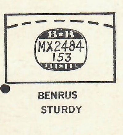BENRUS : AIR COMMANDER (AND OTHERS) - Rectangle 24.8mm x 15.3mm