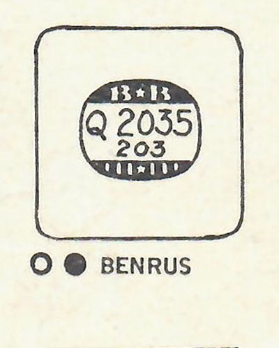 BENRUS : MULTIPLE MODELS - Square w/Radius Corners 20.3mm x 20.3mm PLANEX