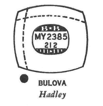 BULOVA : MULTIPLE MODELS - Cushion 23.8mm x 21.2mm
