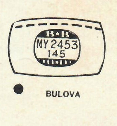BULOVA - Cushion 24.5mm x 14.5mm DUREX