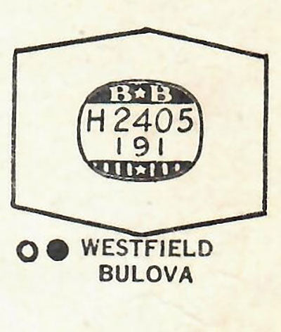 BULOVA : CLAYTON - Hexagon 24.0mm x 19.1mm