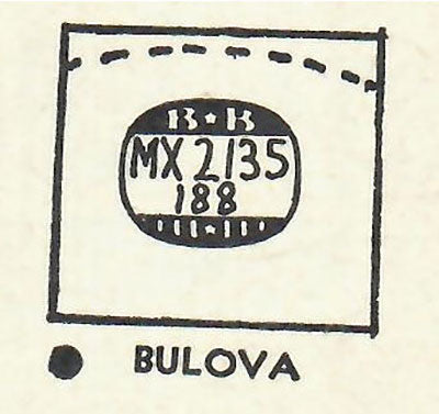 BULOVA : ACADEMY AWARD Y (AND OTHERS) - Rectangle 21.3mm x 18.8mm