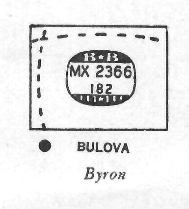 BULOVA : BYRON - Rectangle 23.6mm x 18.2mm