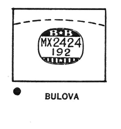 BULOVA - Rectangle 24.2mm x 19.2mm
