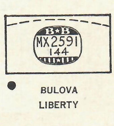 BULOVA : MADISON - Rectangle 25.9mm x 14.4mm DUREX