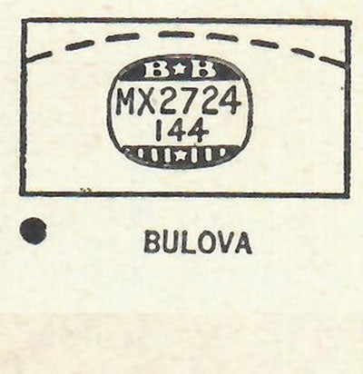 BULOVA - Rectangle 27.2mm x 14.4mm
