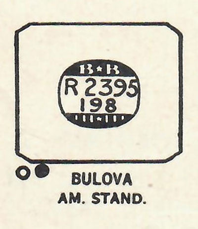 BULOVA - Rectangle w/Cut Corners 23.9mm x 19.8mm DUREX