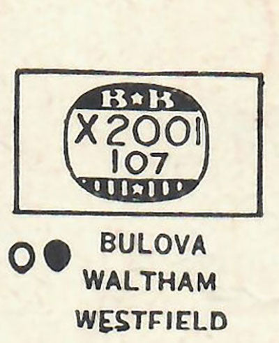 BULOVA & WALTHAM - Rectangle 20.0mm x 10.7mm DUREX