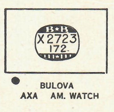 BULOVA - Rectangle 27.2mm x 17.2mm DUREX