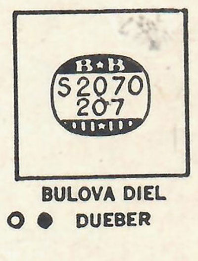BULOVA - Square 20.7mm x 20.7mm
