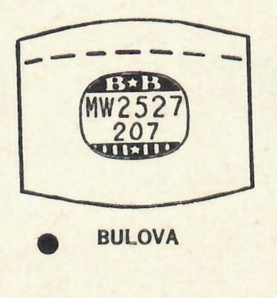 BULOVA - Tonneau 25.2mm x 20.7mm