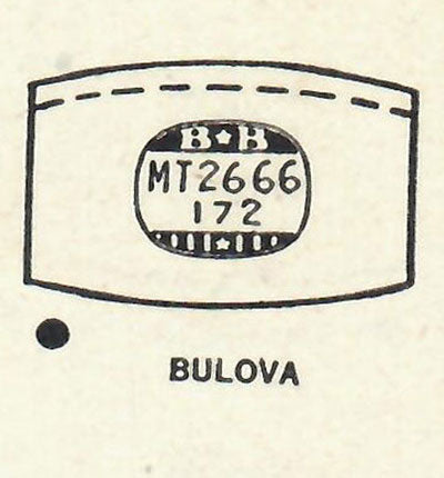 BULOVA - Tonneau 26.6mm x 17.2mm