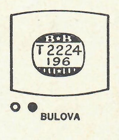 BULOVA - Tonneau 22.2mm x 19.6mm