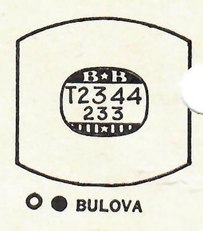 BULOVA - Tonneau 23.4mm x 23.3mm DUREX