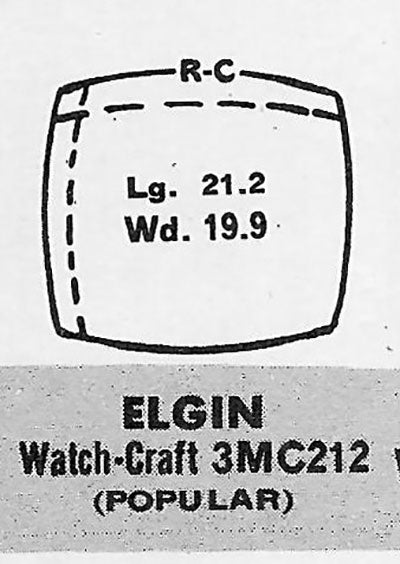 ELGIN - Cushion 21.2mm x 19.9mm