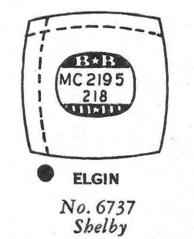 ELGIN : MULTIPLE MODELS - Cushion 21.9mm x 21.8mm