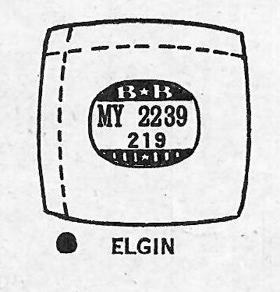 ELGIN : ARDMORE & 4809 - Cushion 22.3mm x 21.9mm