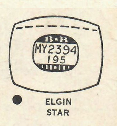 ELGIN & WALTHAM - Cushion 23.9mm x 19.5mm