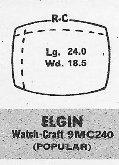ELGIN - Cushion 24.0mm x 18.5mm