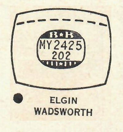 ELGIN - Cushion 24.2mm x 20.2mm