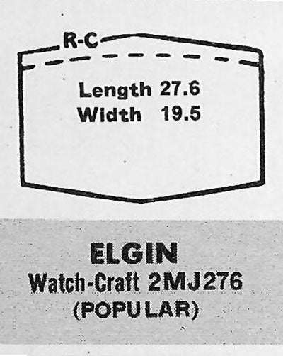ELGIN - Hexagon 27.6mm x 19.5mm