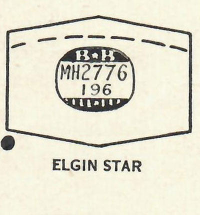ELGIN - Hexagon 27.7mm x 19.6mm