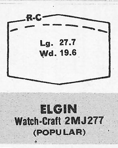 ELGIN - Hexagon 27.7mm x 19.6mm