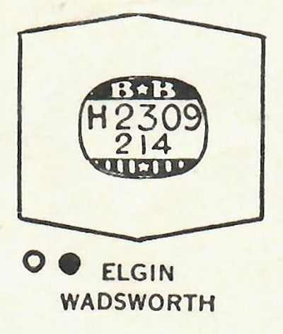 ELGIN - Hexagon 23.0mm x 21.4mm