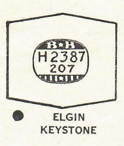 ELGIN - Hexagon 23.8mm x 20.7mm
