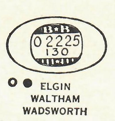 ELGIN & WALTHAM - Oval 22.2mm x 13.0mm