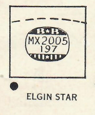 ELGIN - Rectangle 20.0mm x 19.7mm