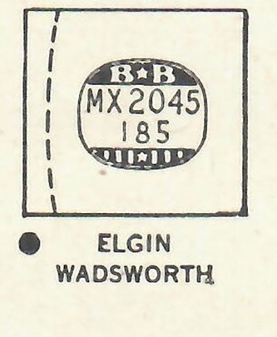 ELGIN - Rectangle 20.4mm x 18.5mm DUREX