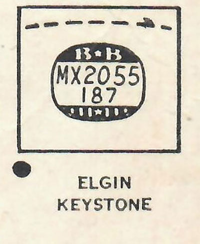 ELGIN - Rectangle 20.5mm x 18.7mm